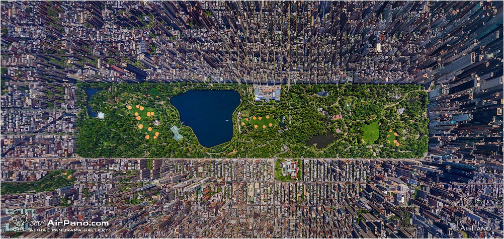 USA, New-York. Central Park, top view • AirPano.com • Photo