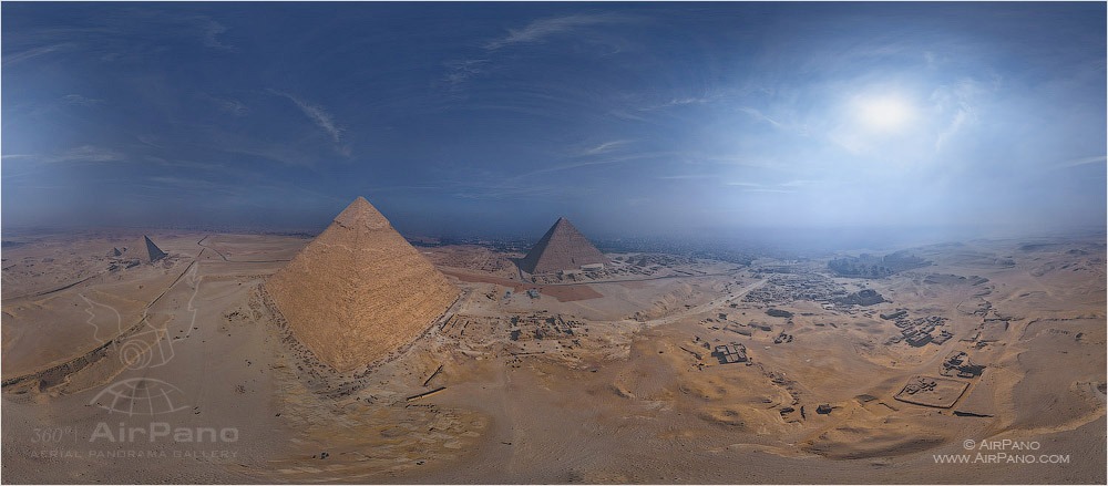 Egypt. Great Pyramids • AirPano.com • Photo