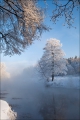 The sun and the frost, Moscow region, Pehorka river • AirPano.com • Photo