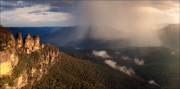 Three Sisters Rock, Blue Mountains, Australia • AirPano.com • Photo