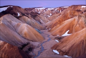 Iceland, Northern Fjallabak area.  Domadalur and Landmannalaugar • AirPano.com • Photo