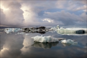 Ice lagoon Jökulsárlón, Iceland • AirPano.com • Photo