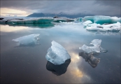 Ice lagoon Jökulsárlón, Iceland • AirPano.com • Photo