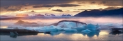 Ice lagoon Jökulsárlón, Iceland • AirPano.com • Photo