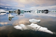 Ice lagoon Jökulsárlón, Iceland • AirPano.com • Photo
