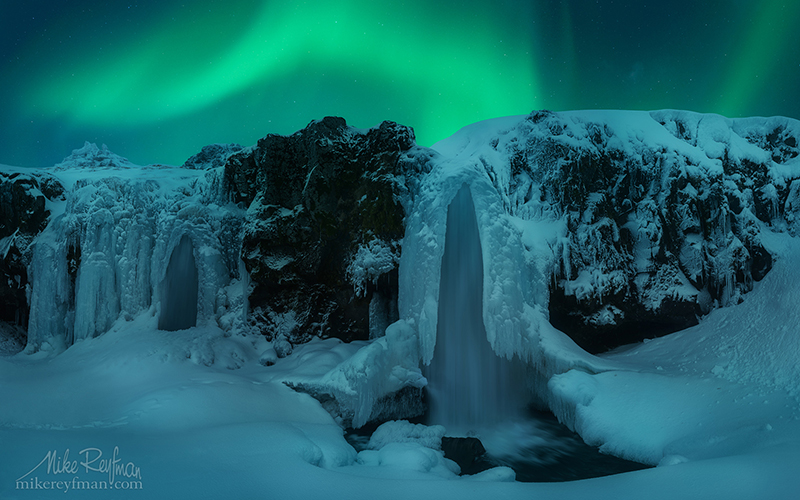 Polar lights in Iceland