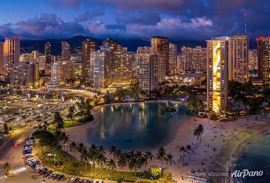 Honolulu Night city 
