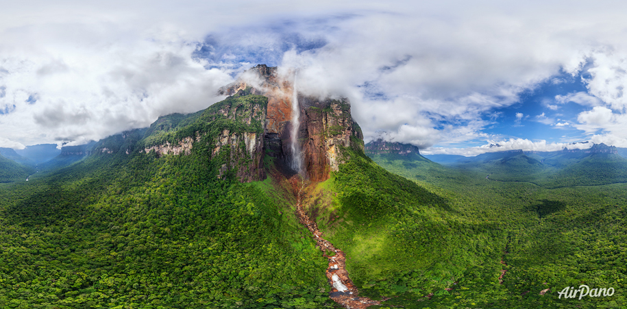 Angel Falls — the world's highest waterfall being 979 meters high