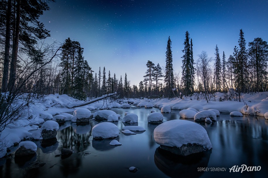 Marshmallows on the river