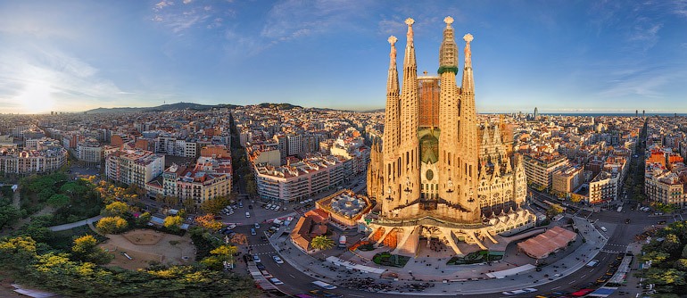 Image result for barcelona city view