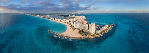 Cancun, Mexico. 16K 360° video trailer