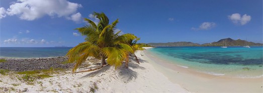 Caribbean Paradise. Tropical Beach Relaxation