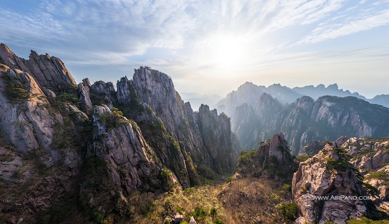 Huangshan mountains, China