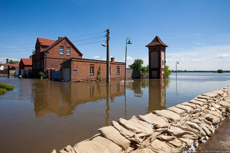 Flooding in Kehnert in June 2013