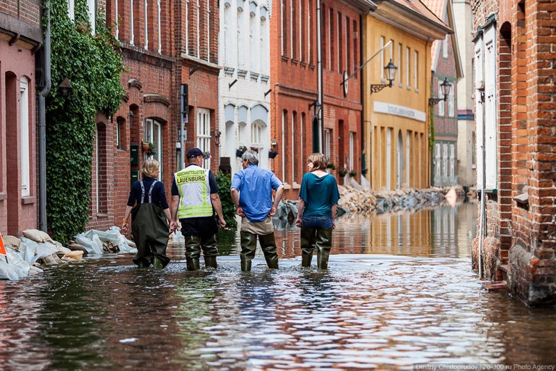Flooding in Lauenburg