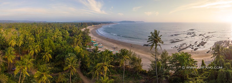 Morjim Beach. North Goa, India