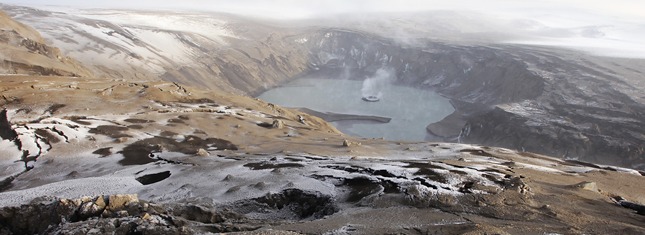 Grimsvotn volcano crater