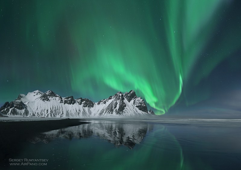 Polar lights in Iceland