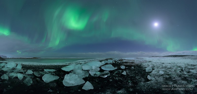 نورهای قطبی در ایسلند