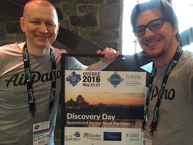 Andrey Sudarchikov and Sergey Semenov at the IVRPA Conference