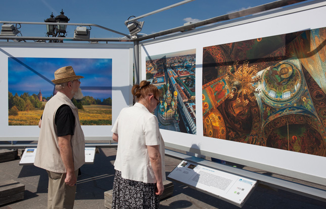 AirPano photos at the exhibition