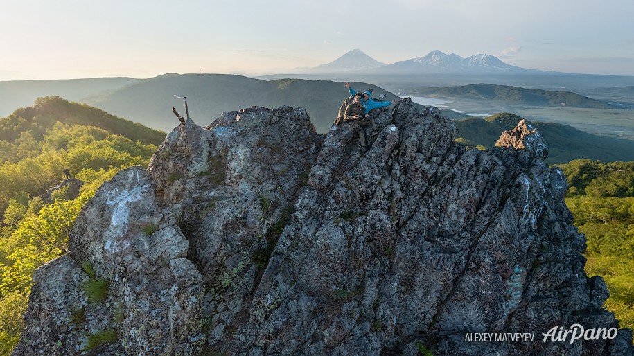 Mount Kamchatskiy Kamen (above the Petropavlovsk-Kamchatskiy city)