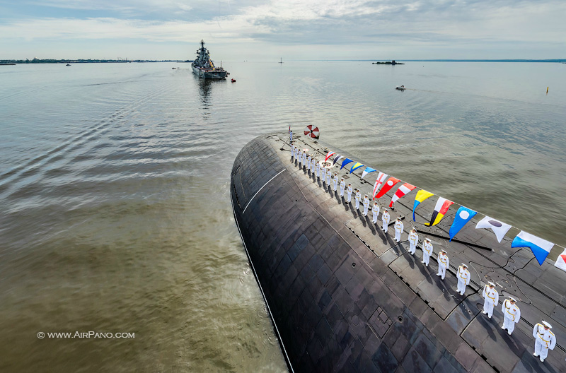 Rehearsal of the Russian Navy parade 2017
