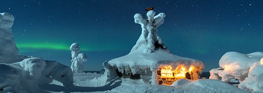 Trip to Lapland. Snowy Fairytal. Finland