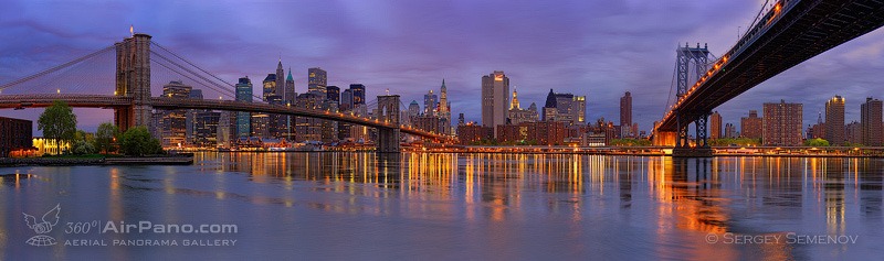 Brooklyn bridge and Manhattan bridge