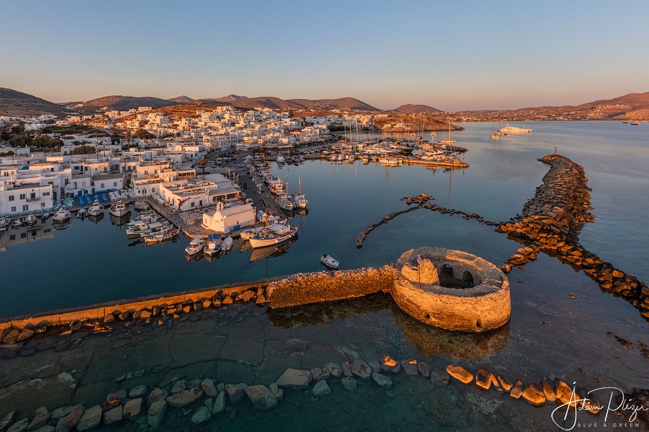 Paros, the Naoussa harbor 