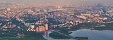 Moscow from an altitude of 1000 meters