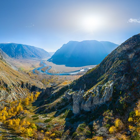 Altai, Chulyshman Valley. Russia