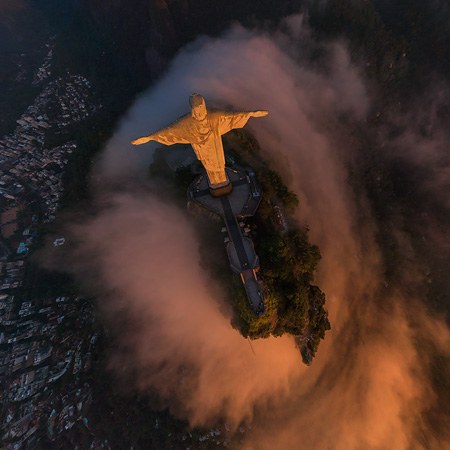 A statue of Jesus climbed up a hill in Brazil just to T-pose : r/PewdiepieSubmissions
