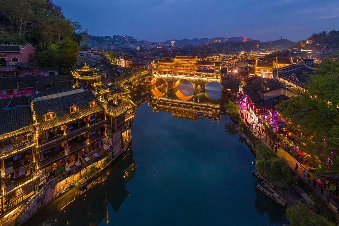 Ancient town of Fenghuang, China Ancient town of Fenghuang, China
