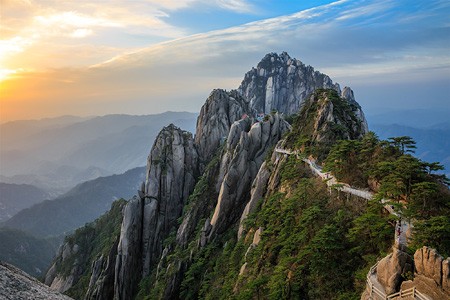 Huangshan mountains, China