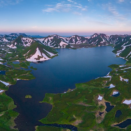 Kambalnoe Lake, Kamchatka, Russia