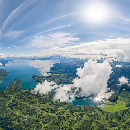 Kronotskoye Lake. Kamchatka, Russia