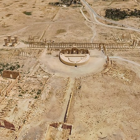 The past appearance of the Syrian Palmyra