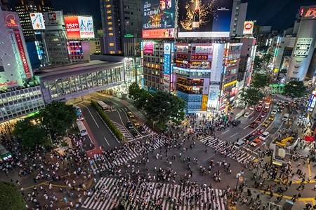 Shibuya Crossing. Tokyo, Japan