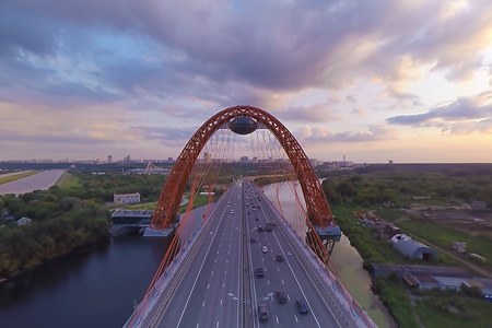 Zhivopisniy Bridge, Moscow