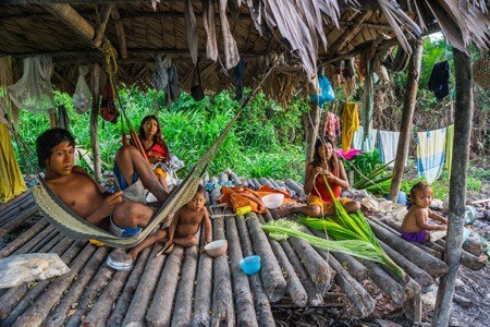 Warao Indians. Delta of the Orinoco River, Venezuela