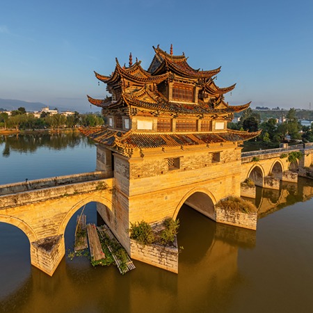 Landmarks of Yunnan province, China