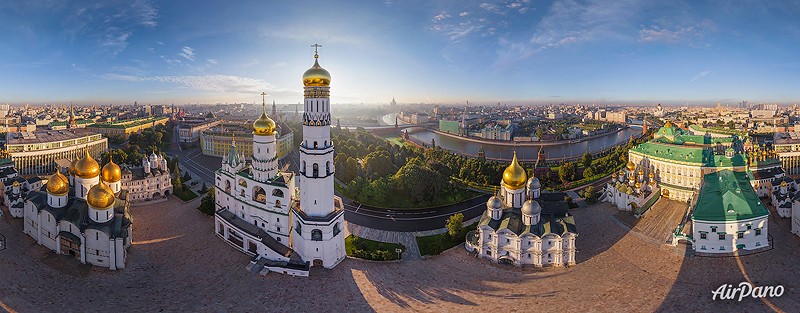 Cathedral Square. Moscow Kremlin, Russia. Orthodoxy