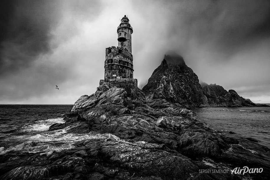Aniva Lighthouse. Sakhalin Island, Russia