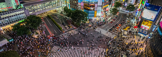 Shibuya Crossing. Tokyo, Japan