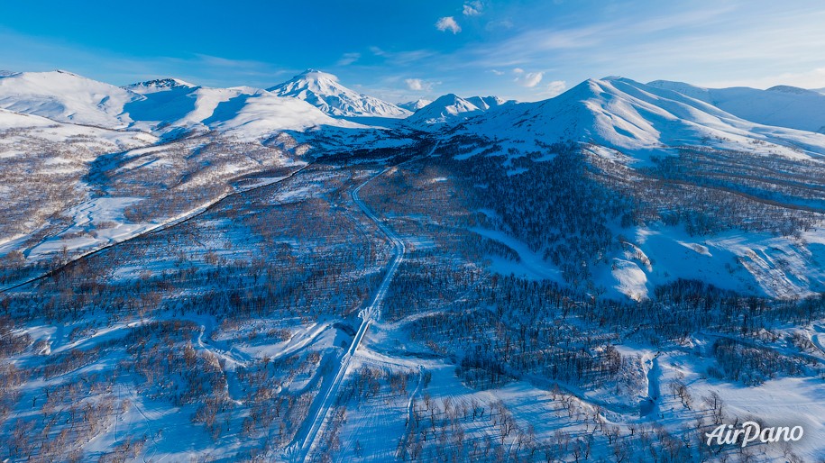 Snow Valley, Kamchatka, Russia