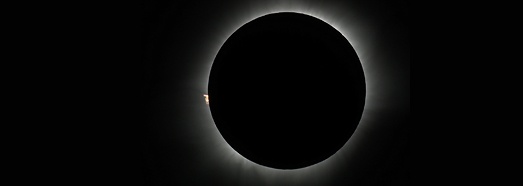 Solar eclipse on Tidore island