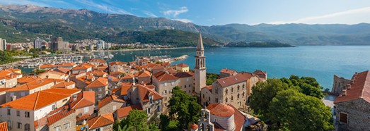 The old town of Budva, Montenegro