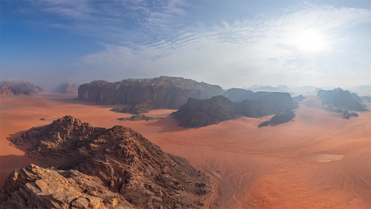 wadi desert jordan