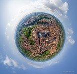 Above the Siena Cathedral